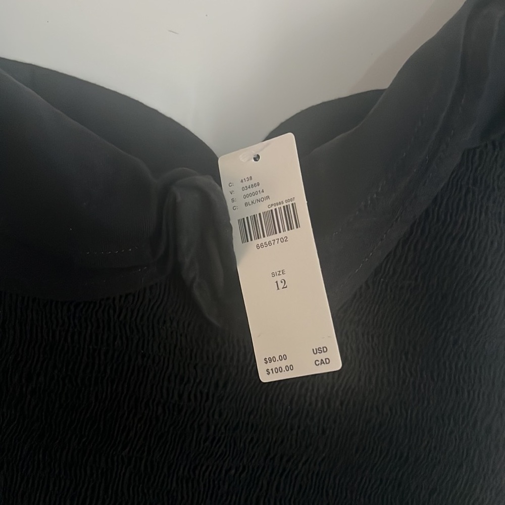 Anthropologie Black Ruffle Top - Picture 4 of 4